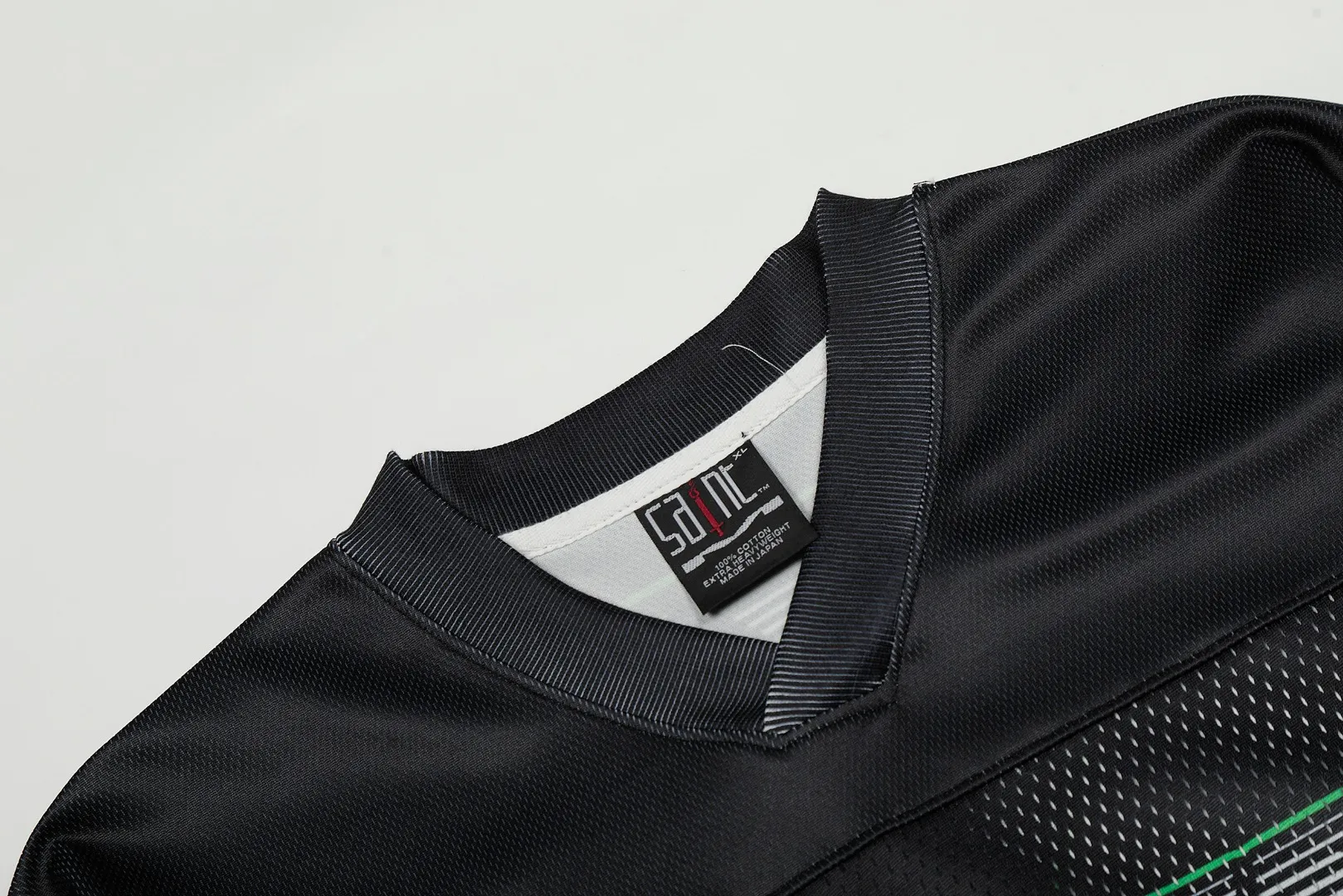 SAINT MICHAEL mesh splicing long-sleeved vintage bottoming shirt Style number: S3602 Size: M L XL Wholesale price: 136 Color: Picture color